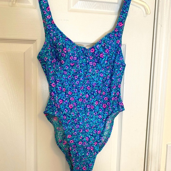 Vintage Other - Vintage 90s Sassafras Floral One Piece Swimwear